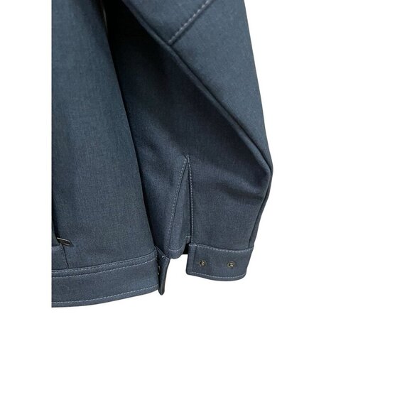 Kirkland Signature Men's Medium 3-Layer Water Resistance Jacket Dark Blue Zip Up - Picture 9 of 11